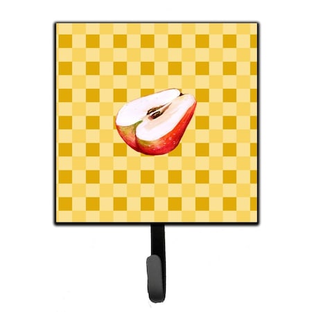 Carolines Treasures Sliced Apple on Basketweave Leash or Key Holder BB7219SH4